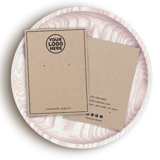 Ajouter une carte d'affichage d'oreille de logo Kr