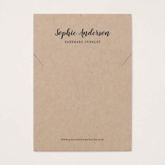 Ajouter une carte d'affichage du collier de machin (Devant)