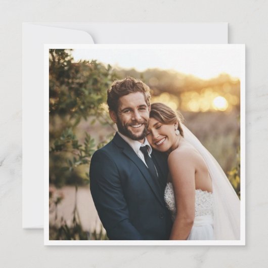 Ajouter une carte de Faire-part Mariage photo (Dos)