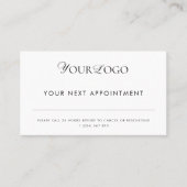 Ajouter une carte de rendez-vous professionnelle l (Devant)