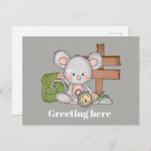 Ajouter une carte postale randonnée de voeux (Devant / Derrière)