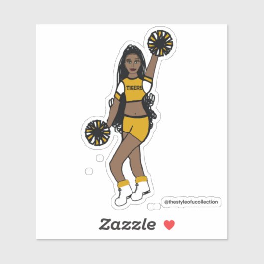 Ajouter une équipe Stickers Cheval Jaune /Blanc/ N (Feuille)