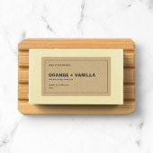 Ajouter une étiquette de produit Kraft avec une fi