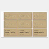 Ajouter une marque mince frontière gris Étiquette  (Feuille)