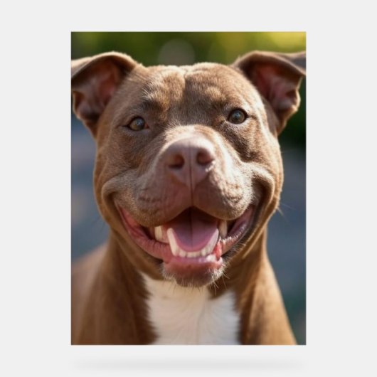 Ajouter une Personnaliser photo Pit Bull (Recto)