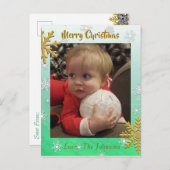 Ajouter une photo à cette carte de Noël de Flamme (Devant / Derrière)