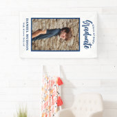 Ajouter une photo Bleu École Bannière de graduatio (En situation)