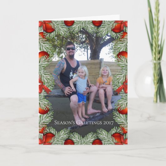 Ajouter une photo cadre photo personnalisée Carte (Devant)