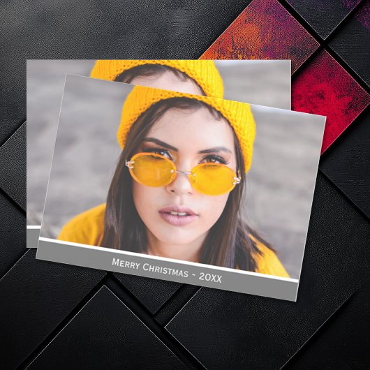 Ajouter une photo Joyeux Noël Carte magnétique per