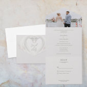 Ajouter une photo tout en un mariage Invitation