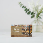 Ajouter vos Cartes de visite de boulangerie photo (Debout devant)