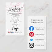 AJOUTER VOS instructions de lavage LOGO CARTES DE  (Devant / Derrière)