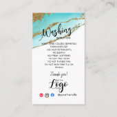 AJOUTER VOS instructions de lavage LOGO CARTES DE  (Devant)