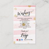 AJOUTER VOS instructions de lavage LOGO CARTES DE  (Devant)