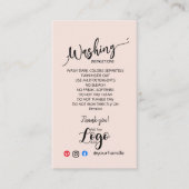 AJOUTER VOS instructions de lavage LOGO CARTES DE  (Devant)