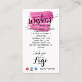 AJOUTER VOS instructions de lavage LOGO CARTES DE (Devant)