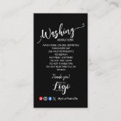 AJOUTER VOS instructions de lavage LOGO CARTES DE (Devant)