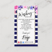 AJOUTER VOS instructions de lavage LOGO CARTES DE  (Devant)