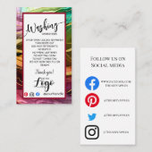 AJOUTER VOS instructions de lavage LOGO CARTES DE  (Devant / Derrière)