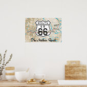 ajouter vos photos Carte Route 66 Poster (Cuisine)
