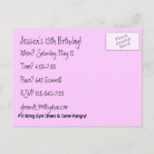 Ajouter vos photos Invitations de carte postale An (Dos)