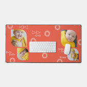 Ajouter vos propres 4 photos et texte personnalisé (Clavier et souris)