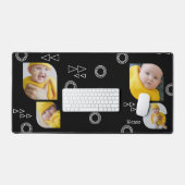 Ajouter vos propres 4 photos et texte personnalisé (Clavier et souris)