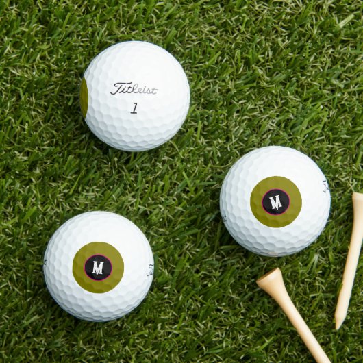 AJOUTER VOS PROPRES INITIALES - BALLES DE GOLF PRO (Herbe in situ)