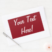 AJOUTER VOS PROPRES Stickers TEXTE (Enveloppe)