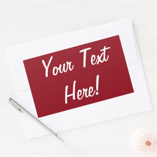 AJOUTER VOS PROPRES Stickers TEXTE (Enveloppe)