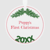 Ajouter Votre Adorable Photo Personnalisée Chiot D (dos)