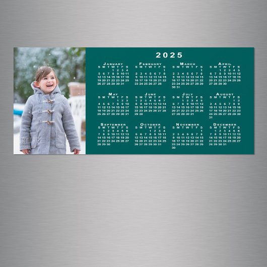 Ajouter votre calendrier Photo 2025 sur le Magnet 