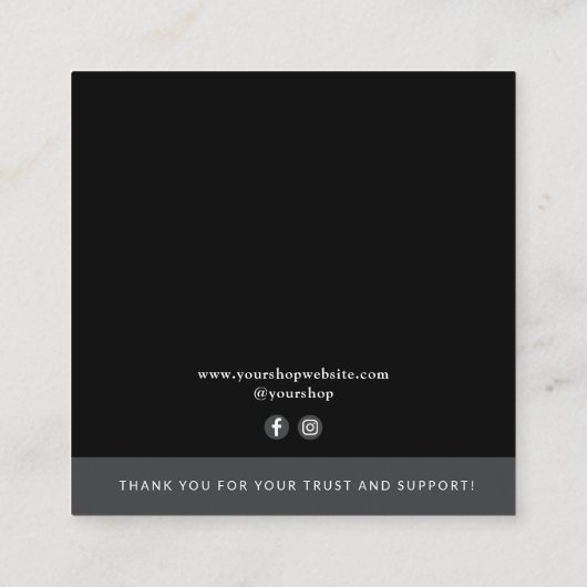 Ajouter votre carte d'affichage Boucles d'oreilles (Dos)