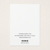 Ajouter votre carte d'affichage de bordure du logo (Dos)