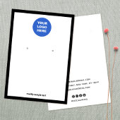 Ajouter votre carte d'affichage de bordure du logo