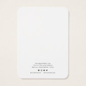 Ajouter Votre Carte D'Affichage De Collier Minimal (Dos)