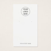 Ajouter votre carte d'affichage d'écoute de logo (Devant)