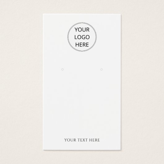 Ajouter votre carte d'affichage d'écoute de logo (Devant)