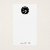 Ajouter votre carte d'affichage d'écoute de logo (Devant)