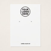 Ajouter votre carte d'affichage d'écoute de logo (Devant)