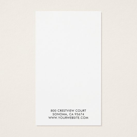 Ajouter votre carte d'affichage d'écoute de logo (Dos)