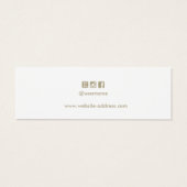 Ajouter Votre Carte D'Affichage D'Oreille Logo (Dos)