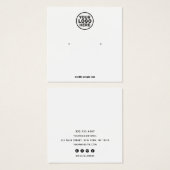 Ajouter Votre Carte D'Affichage D'Oreille Logo (Devant & derrière)