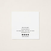 Ajouter Votre Carte D'Affichage D'Oreille Logo (Dos)