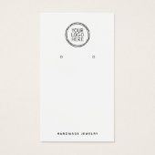 Ajouter votre carte d'affichage d'oreilles de logo (Devant)