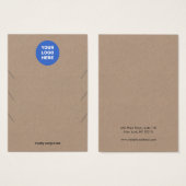 Ajouter Votre Carte D'Affichage Logo 3 Collier Kra (Devant & derrière)