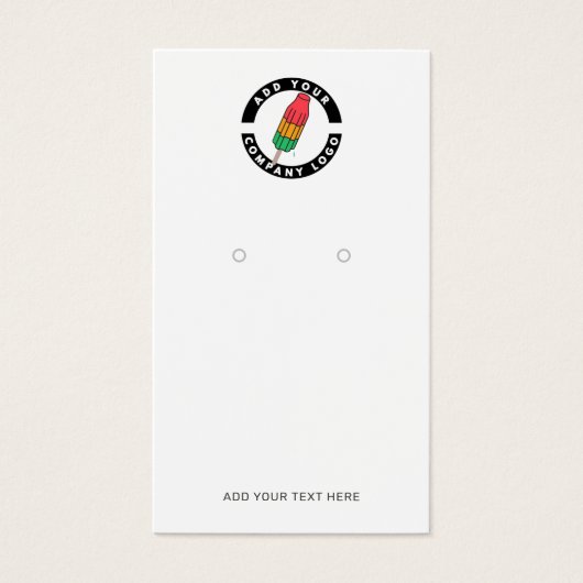 Ajouter votre carte d'affichage personnalisée du l (Devant)