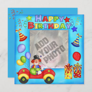 Ajouter Votre Carte D'Anniversaire Photo Clown