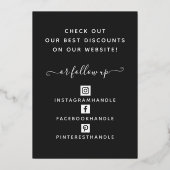 Ajouter votre carte de réduction Black Gold Code Q (Verso)