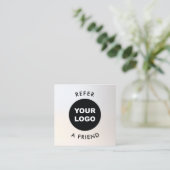 Ajouter votre carte de référence client Logo (Debout devant)